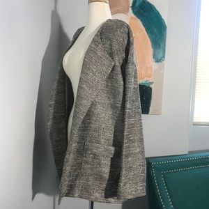 Daisy Fuentes Textured Woven Blazer XL